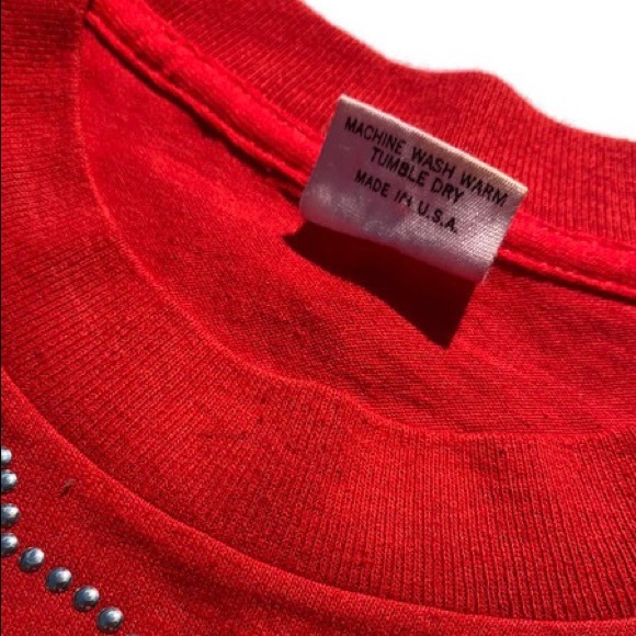 Vintage Red Nashville Dazzled Cowgirl Tee - Picture 6 of 6